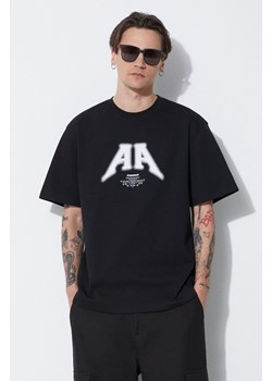 Ader Error t-shirt Nolc Logo męski kolor czarny z nadrukiem BN01SSTS0105 ze sklepu PRM w kategorii T-shirty męskie - zdjęcie 172185473