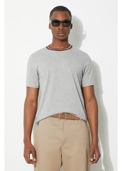 Paul Smith t-shirt bawełniany męski kolor szary gładki M1R-697PS-H00084 ze sklepu PRM w kategorii T-shirty męskie - zdjęcie 172185481