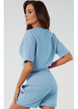 Krótkie spodenki damskie niebieskie Madri, Kolor niebieski, Rozmiar M, Italian Fashion ze sklepu Intymna w kategorii Szorty - zdjęcie 172185520