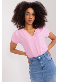 Casualowa Bluzka jasno różowa ze sklepu 5.10.15 w kategorii Bluzki damskie - zdjęcie 172185594