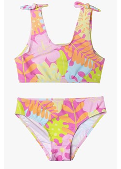 Dwuczęściowy strój kąpielowy dla dziewczynki - kolorowy w liście - 5.10.15. ze sklepu 5.10.15 w kategorii Stroje kąpielowe - zdjęcie 172185603
