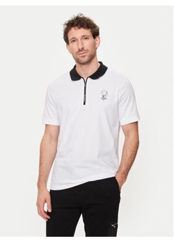 KARL LAGERFELD Polo 745025 542224 Biały Regular Fit ze sklepu MODIVO w kategorii T-shirty męskie - zdjęcie 172187400