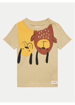 Coccodrillo T-Shirt WC4143204HBN Beżowy Regular Fit ze sklepu MODIVO w kategorii Koszulki niemowlęce - zdjęcie 172187503