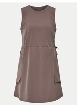 Helly Hansen Sukienka letnia W Viken Dress 62820 Szary Regular Fit ze sklepu MODIVO w kategorii Sukienki - zdjęcie 172187524