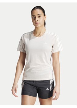 adidas Koszulka techniczna Own The Run IN8335 Różowy Regular Fit ze sklepu MODIVO w kategorii Bluzki damskie - zdjęcie 172187600