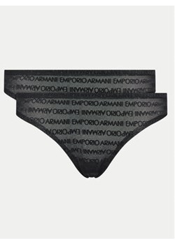 Emporio Armani Underwear Komplet 2 par fig brazylijskich 163333 3F204 00020 Czarny ze sklepu MODIVO w kategorii Majtki damskie - zdjęcie 172187763