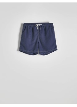 Reserved - Gładkie szorty plażowe - niebieski ze sklepu Reserved w kategorii Kąpielówki - zdjęcie 172189913