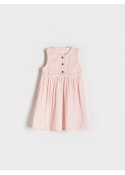 Reserved - Sukienka bez rękawów - pastelowy róż ze sklepu Reserved w kategorii Sukienki niemowlęce - zdjęcie 172190261