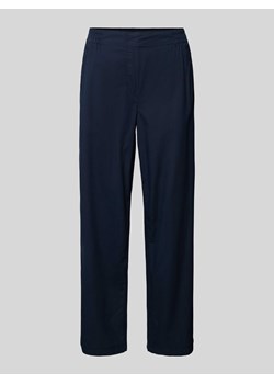 Spodnie o kroju regular fit w jednolitym kolorze ze sklepu Peek&Cloppenburg  w kategorii Spodnie damskie - zdjęcie 172195353