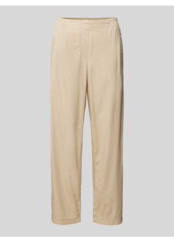 Spodnie o kroju regular fit w jednolitym kolorze ze sklepu Peek&Cloppenburg  w kategorii Spodnie damskie - zdjęcie 172195393