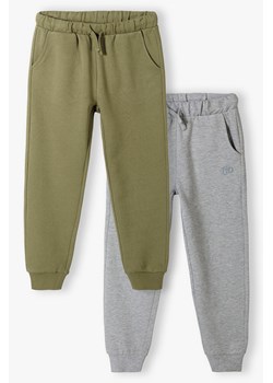 Szare i khaki spodnie dresowe dla chłopca - Limited Edition ze sklepu 5.10.15 w kategorii Spodnie chłopięce - zdjęcie 172195560