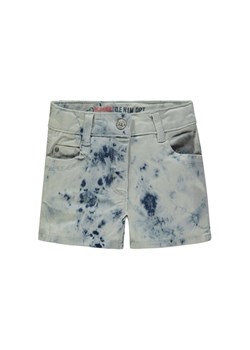 Jeansowe spodnie dla dziewczynki niebieskie ze sklepu 5.10.15 w kategorii Spodenki dziewczęce - zdjęcie 172195640