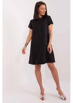 Koktajlowa Sukienka Przed Kolano czarna ze sklepu 5.10.15 w kategorii Sukienki - zdjęcie 172195664