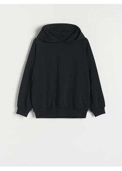 Reserved - Bluza oversize z kapturem - czarny ze sklepu Reserved w kategorii Bluzy chłopięce - zdjęcie 172197273