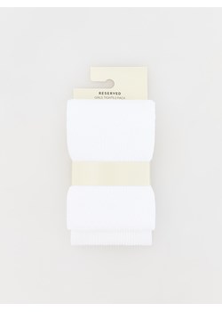 Reserved - Rajstopy 2 pack - biały ze sklepu Reserved w kategorii Rajstopy dziecięce - zdjęcie 172197290