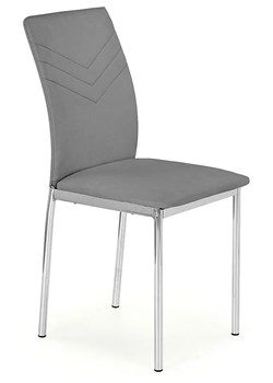 Popielate nowoczesne krzesło tapicerowane - Lincoln ze sklepu Edinos.pl w kategorii Krzesła - zdjęcie 172200742