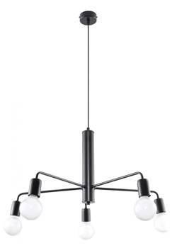 Regulowany żyrandol w stylu loftowym E758-Duomi ze sklepu Edinos.pl w kategorii Lampy wiszące - zdjęcie 172200794