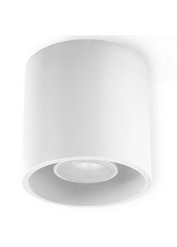 Minimalistyczny plafon E760-Orbil - biały ze sklepu Edinos.pl w kategorii Lampy sufitowe - zdjęcie 172200804
