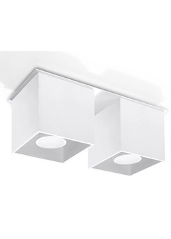 Minimalistyczny plafon E767-Quas - biały ze sklepu Edinos.pl w kategorii Lampy sufitowe - zdjęcie 172200841