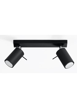 Halogenowy plafon LED E782-Rins - czarny ze sklepu Edinos.pl w kategorii Lampy sufitowe - zdjęcie 172200910