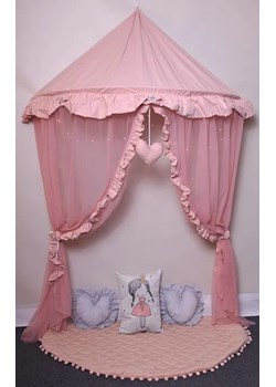 Różowy baldachim dla dziewczynki z oświetleniem LED - Sentopia 3X ze sklepu Edinos.pl w kategorii Tekstylia dziecięce - zdjęcie 172201883