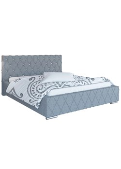 Podwójne łóżko ze schowkiem 140x200 Loban 2X - 36 kolorów ze sklepu Edinos.pl w kategorii Łóżka i materace - zdjęcie 172202191