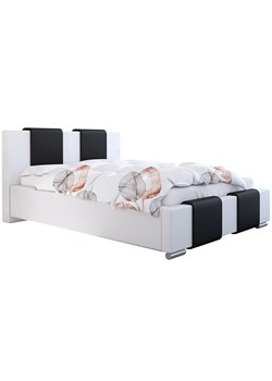 Małżeńskie łóżko tapicerowane 160x200 Lamar 3X - 36 kolorów ze sklepu Edinos.pl w kategorii Łóżka i materace - zdjęcie 172202412