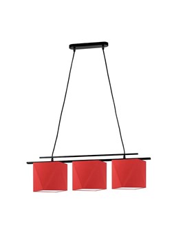 Lampa wisząca z geometrycznymi kloszami - Devrix 3X ze sklepu Edinos.pl w kategorii Zestawy mebli do przedpokoju - zdjęcie 172202493