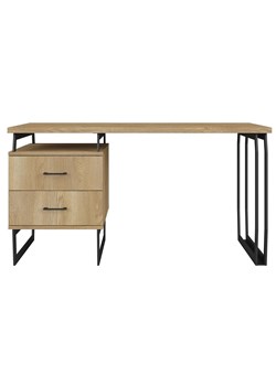 Drewniane duże biurko z szufladami 140x60 - Bahama 11X ze sklepu Edinos.pl w kategorii Biurka i sekretarzyki - zdjęcie 172202572