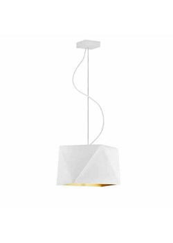 Lampa wisząca glamour z abażurem - S6-G96 ze sklepu Edinos.pl w kategorii Lampy wiszące - zdjęcie 172202600