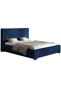 Dwuosobowe łóżko z zagłówkiem 180x200 Orina 3X - 36 kolorów ze sklepu Edinos.pl w kategorii Łóżka i materace - zdjęcie 172203073