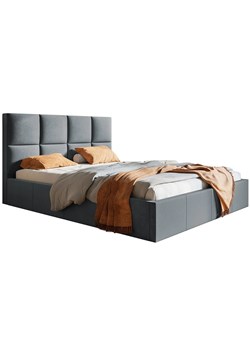 Podwójne łóżko ze schowkiem 160x200 Nikos 3X - 36 kolorów ze sklepu Edinos.pl w kategorii Łóżka i materace - zdjęcie 172203433