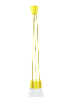 Żółta industrialna lampa wisząca zwisy - EX542-Diegi ze sklepu Edinos.pl w kategorii Lampy wiszące - zdjęcie 172203614