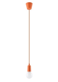Pomarańczowa lampa wisząca industrialna - EX541-Diegi ze sklepu Edinos.pl w kategorii Lampy wiszące - zdjęcie 172203624