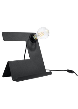 Czarna futurystyczna lampka biurkowa - EX562-Inclino ze sklepu Edinos.pl w kategorii Lampy stołowe - zdjęcie 172203700
