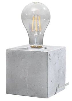 Industrialna lampka biurkowa z betonu - EX588-Abes ze sklepu Edinos.pl w kategorii Lampy stołowe - zdjęcie 172203902