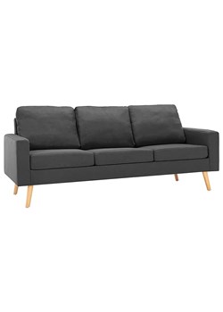 3-osobowa ciemnoszara sofa - Muria 3Q ze sklepu Edinos.pl w kategorii Sofy i kanapy - zdjęcie 172204072