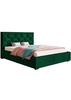 Dwuosobowe łóżko tapicerowane 180x200 Abello 2X - 36 kolorów ze sklepu Edinos.pl w kategorii Łóżka i materace - zdjęcie 172204201
