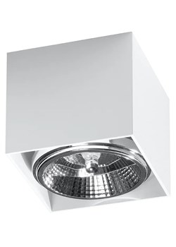 Biały kwadratowy plafon LED - EX656-Blaki ze sklepu Edinos.pl w kategorii Lampy sufitowe - zdjęcie 172204481