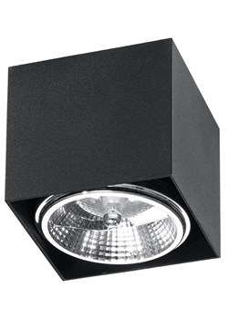 Czarny kwadratowy plafon LED kostka - 6X EX656 G9-B56 ze sklepu Edinos.pl w kategorii Lampy sufitowe - zdjęcie 172204493