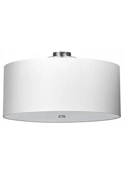 Biały nowoczesny okrągły plafon 60 cm - EX676-Otti ze sklepu Edinos.pl w kategorii Lampy sufitowe - zdjęcie 172204502
