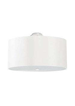 Biały okrągły plafon minimalistyczny 50 cm - EX665-Otti ze sklepu Edinos.pl w kategorii Lampy sufitowe - zdjęcie 172204513
