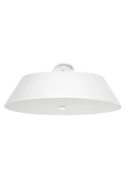 Biały designerski plafon LED 60 cm - EX666-Vegi ze sklepu Edinos.pl w kategorii Lampy sufitowe - zdjęcie 172204521