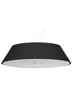 Czarny żyrandol z okrągłym abażurem - EX701-Vegi ze sklepu Edinos.pl w kategorii Lampy wiszące - zdjęcie 172204643