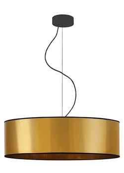 Złoty okrągły żyrandol w stylu glamour 60 cm - EX856-Hajfun ze sklepu Edinos.pl w kategorii Lampy wiszące - zdjęcie 172204851