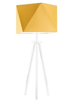 Lampka stołowa trójnóg na białym stelażu - EX926-Soveti - 18 kolorów ze sklepu Edinos.pl w kategorii Lampy stołowe - zdjęcie 172205212