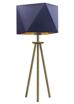 Designerska lampka nocna na złotym stelażu 5 kolorów F8-P76 ze sklepu Edinos.pl w kategorii Lampy stołowe - zdjęcie 172205274
