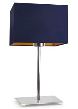 Lampka nocna z włącznikiem na chromowanym stelażu - L3-H48 ze sklepu Edinos.pl w kategorii Lampy stołowe - zdjęcie 172205342