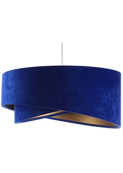 Niebiesko-złota lampa wisząca glamour - EX989-Tersa ze sklepu Edinos.pl w kategorii Zestawy mebli do przedpokoju - zdjęcie 172205582