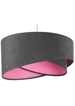 Grafitowo-różowa nowoczesna lampa wisząca - EX991-Delva ze sklepu Edinos.pl w kategorii Lampy wiszące - zdjęcie 172205624